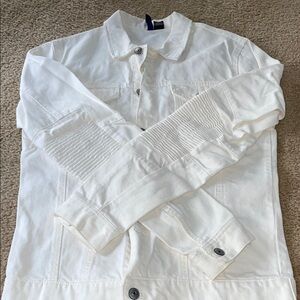 H&M Cream Denim Jacket